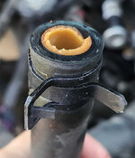 Heater hose with broken quick connect.jpg