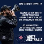 Joel Davis prison address.jpeg