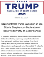 Easter 2024 - Trump's statement.webp