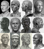 Late Proto-Indo-European facial reconstructions, mostly depicting men of the Corded Ware and ...webp